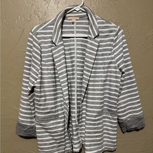 Striped Gray Women's Sweater